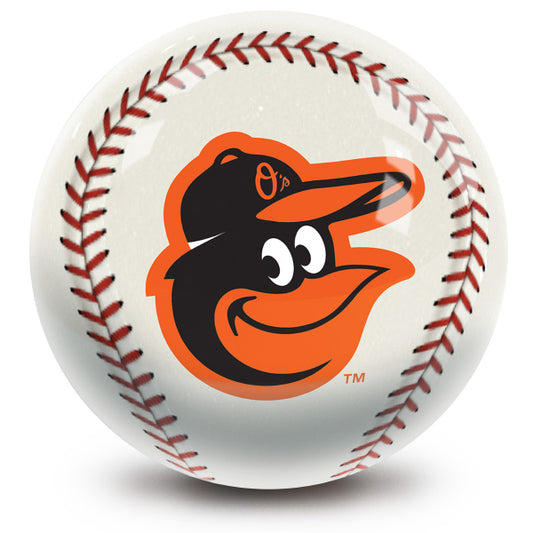 MLB - Baltimore Orioles OTB Baseball Bowling Ball
