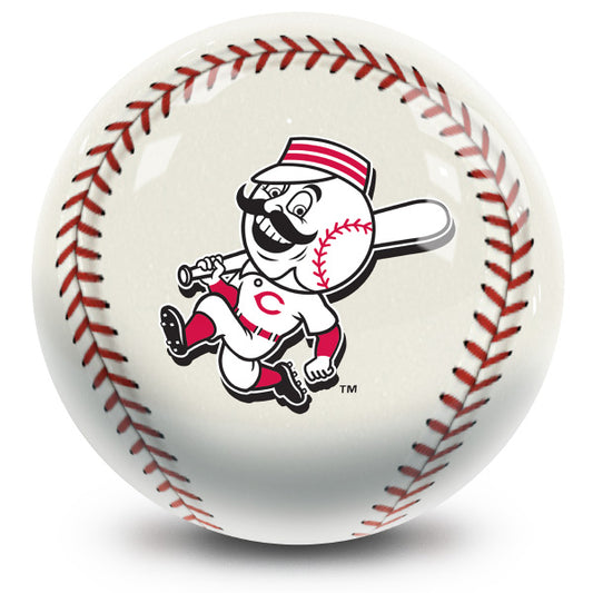 MLB - Cincinnati Reds OTB Baseball Bowling Ball