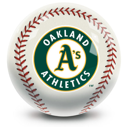 MLB - Oakland Athletics OTB Baseball Bowling Ball