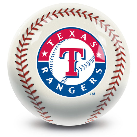 MLB - Texas Rangers OTB Baseball Bowling Ball