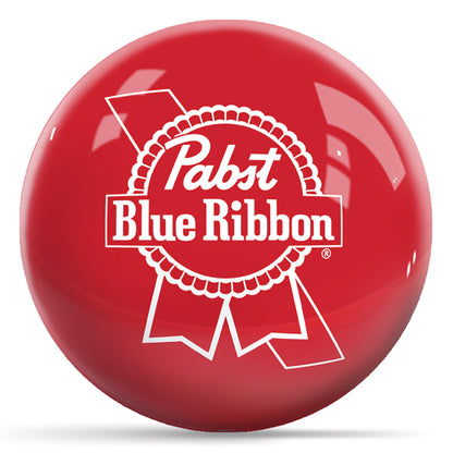 Pabst Blue Ribbon Logo - Red OTB Bowling Ball