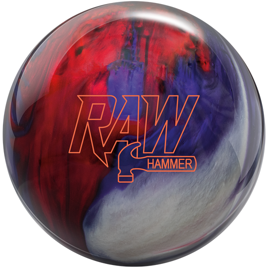 Hammer Raw Red/White/Purple Bowling Ball