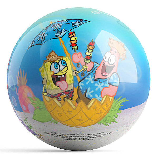 Spongebob Beach Party OTB Bowling Ball