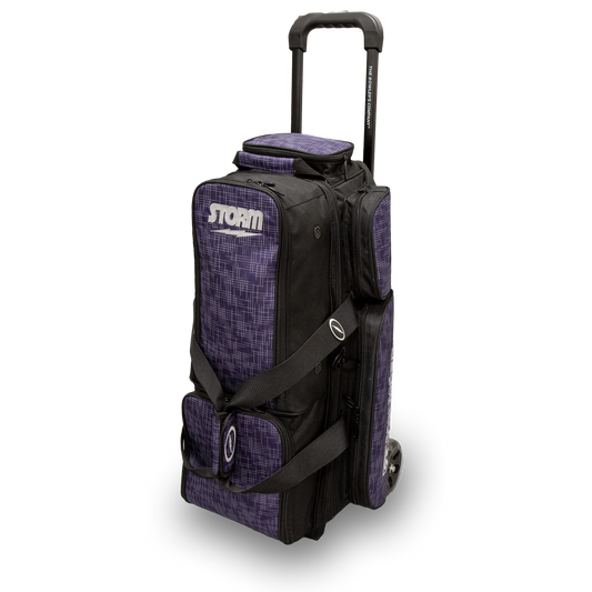 Storm Rolling Thunder Triple Roller Abstract Purple/Black