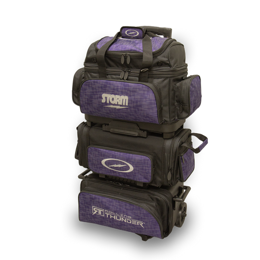 Storm Rolling Thunder 6-Ball Roller Abstract Purple/Black