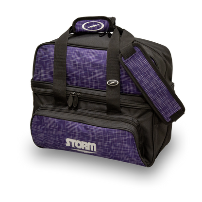 Storm Double Tote Deluxe Abstract Purple/Black