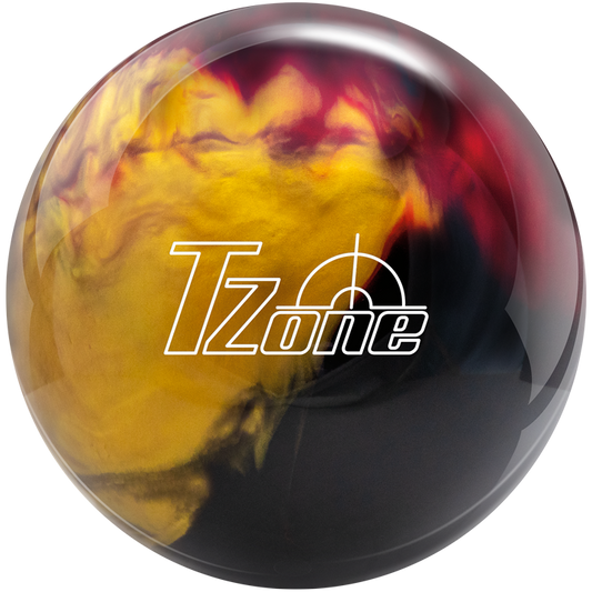 Brunswick T-Zone - Scarlet/Gold/Black Polyester Bowling Ball
