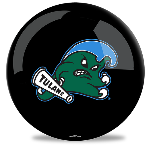 NCAA - Tulane University OTB Logo Bowling Ball