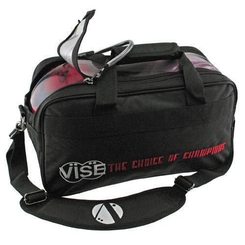 Vise 2-Ball Clear Top Tote - Black