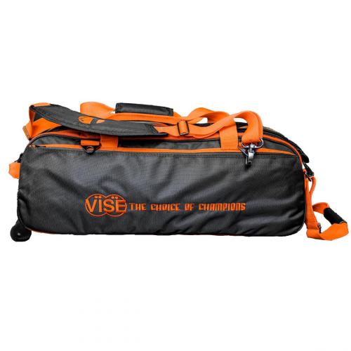 Vise 3-Ball Tote Clear Top - Black / Orange