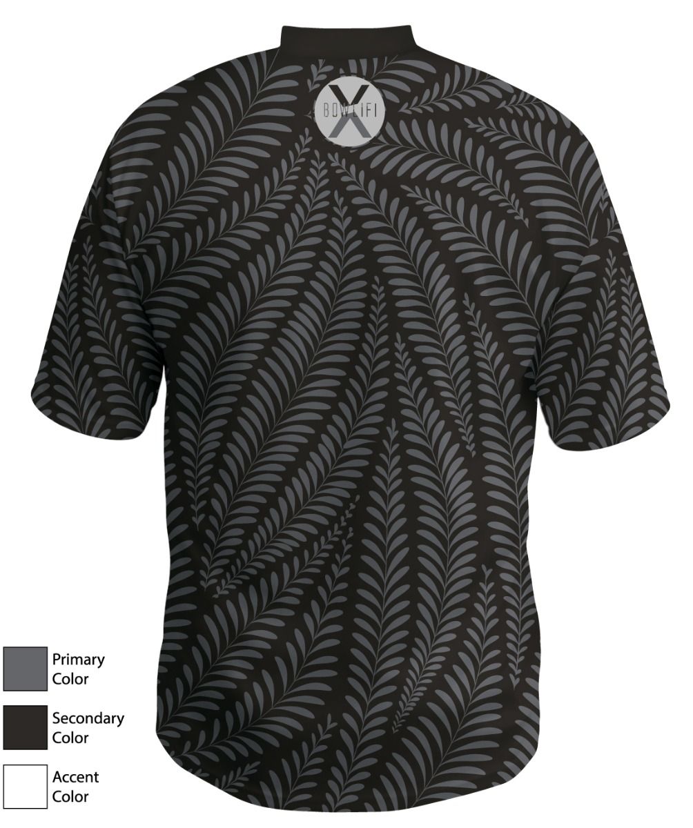 Bowlifi Graphite Leaf Jersey