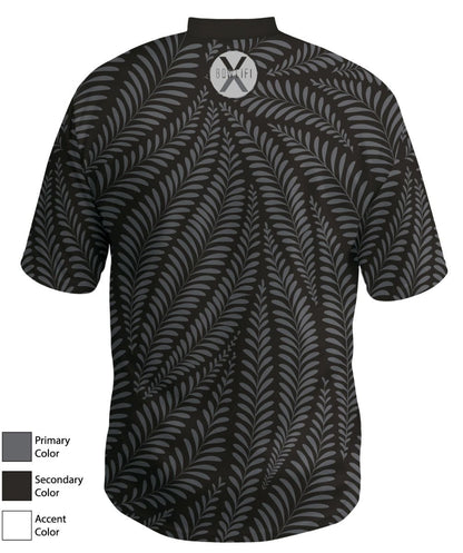 Bowlifi Graphite Leaf Jersey