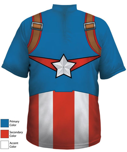 Bowlifi Marvel Captain America Costume Jersey
