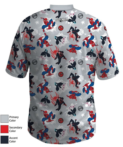 Bowlifi Marvel Spider Man Pattern Jersey