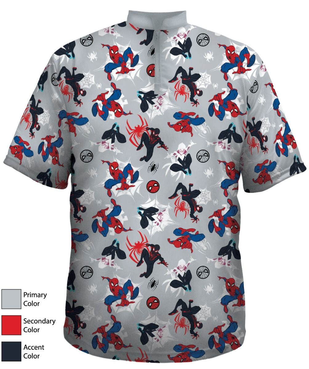 Bowlifi Marvel Spider Man Pattern Jersey
