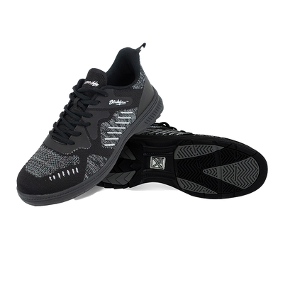 Kr Strikeforce Admiral Black/Grey Right Handed Mens Bowling Shoe