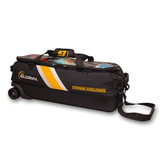 900 Global 3-Ball Travel Tote Pro - Black/Gold