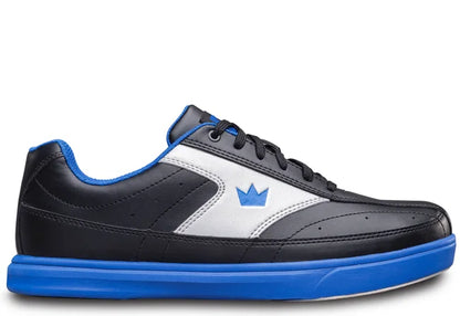Brunswick Renegade Black/Royal Mens Size 8 WIDE Bowling Shoe
