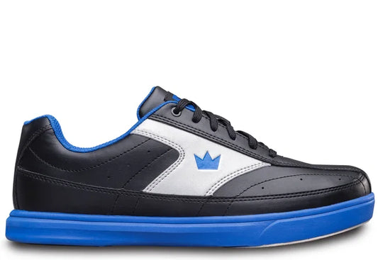 Brunswick Renegade Black/Royal Mens Size 8 WIDE Bowling Shoe