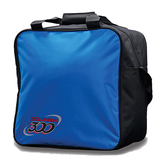 C300 White Dot Single Tote - Blue