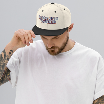 Bowling World Classic Snapback Hat (5 Colors)