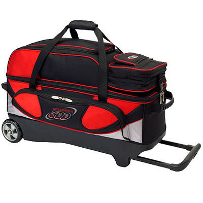 Columbia 300 Pro 3 Ball Roller Bowling Bag - Triple - Premium Wheels