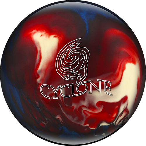 Ebonite Cyclone - Red/White/Blue