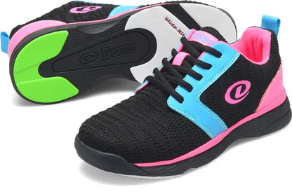 Dexter Raquel LX Black/Blue/Pink Women's Bowling Shoes