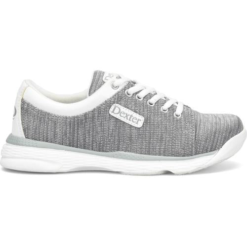 Dexter Ainslee Grey/White Womens Bowling Shoes