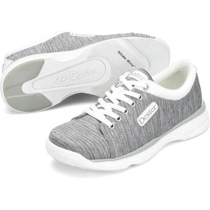 Dexter Ainslee Grey/White Womens Bowling Shoes