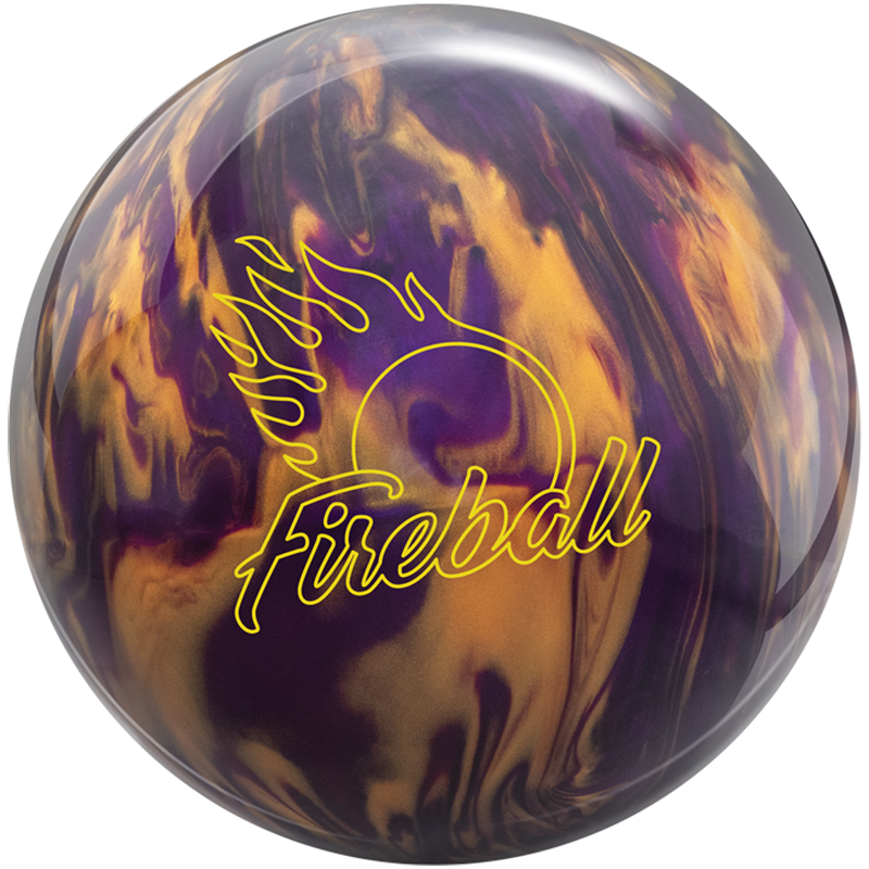 Ebonite Fireball Purple/Gold Bowling Ball