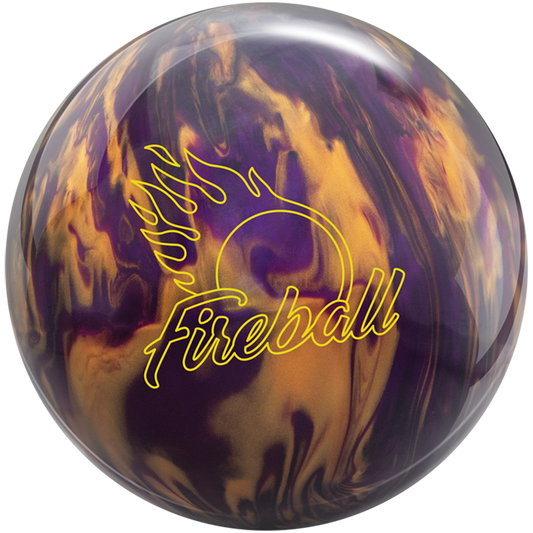 Ebonite Fireball Purple/Gold Bowling Ball