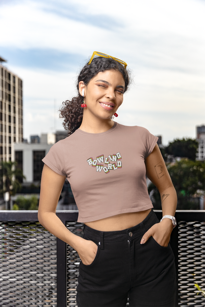 Bowling World Women’s Crop Top (3 Colors)