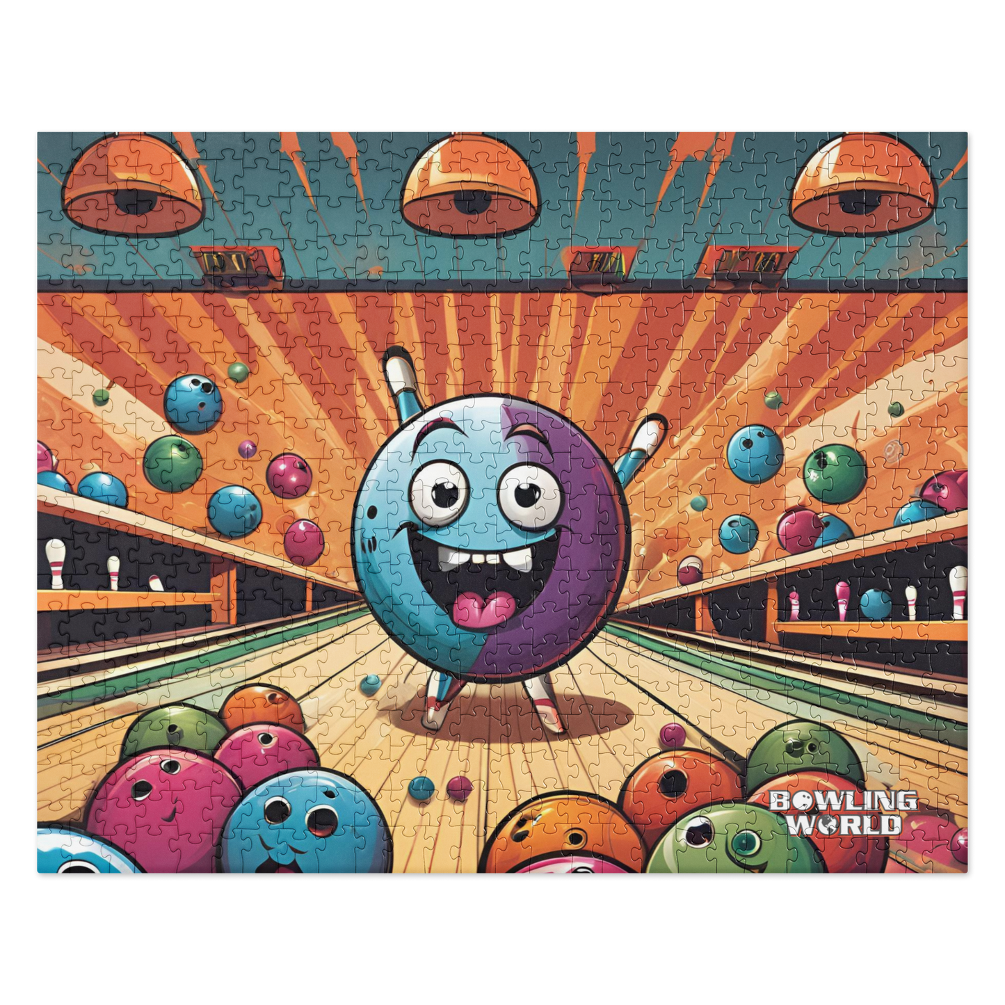 Bowling World 520 Piece Jigsaw Puzzle