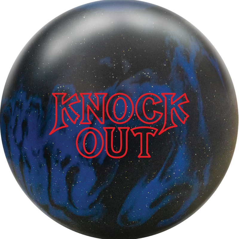 Brunswick Knock Out Black Blue Bowling Ball