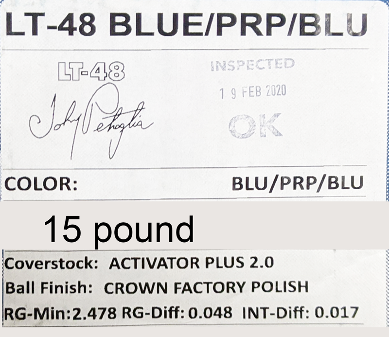 Brunswick LT-48 Blue/Purple/Blue