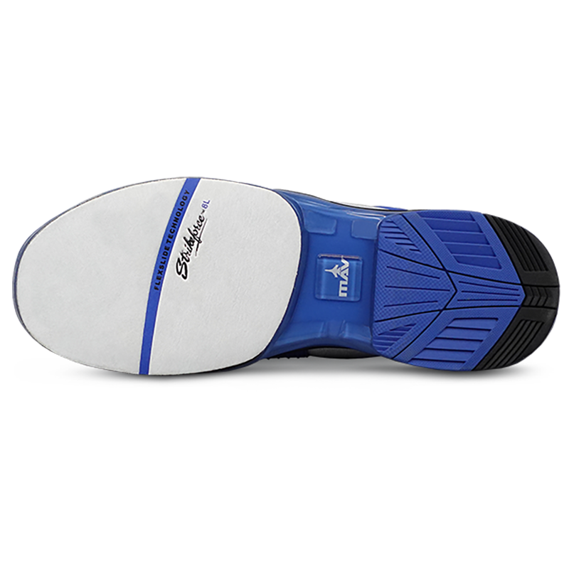 KR Strikeforce Maverick FT White/Blue Right Handed Mens Bowling Shoe