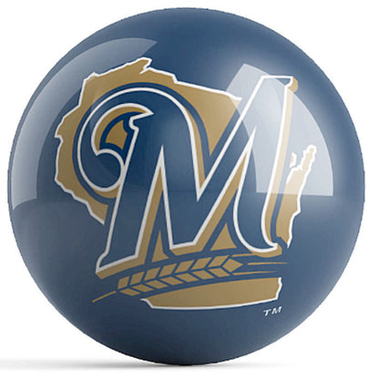 MLB - Milwaukee Brewers OTB Logo Bowling Ball