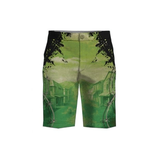 Bowlifi Outlaws Black Green Shorts
