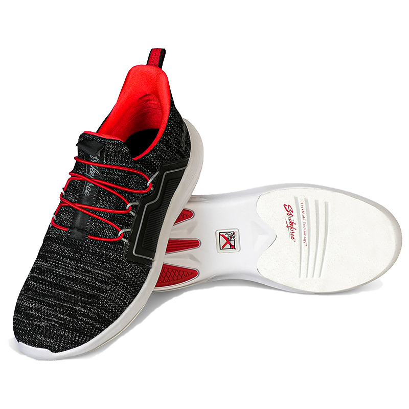 Kr Strikeforce Patriot Black/Red Mens Bowling Shoe