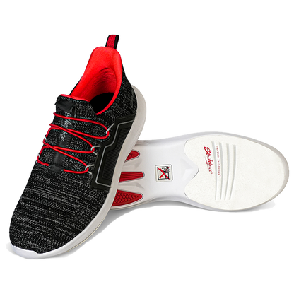 Kr Strikeforce Patriot Black/Red Mens Bowling Shoe