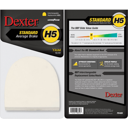 Dexter SST H5 Standard Flat Rubber Heel
