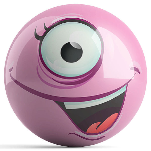 Pink Monster by Brandon Starr OTB Bowling Ball