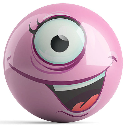 Pink Monster by Brandon Starr OTB Bowling Ball