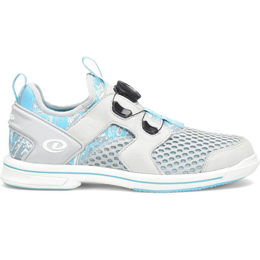 Dexter Pro BOA Light Grey/Blue Womens Bowling Shoe