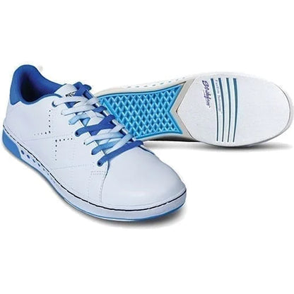 KR Strikeforce Gem White/Blue Womens Bowling Shoe