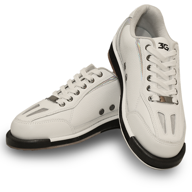 3G Racer White / Holo Mens Right Handed Bowling Shoe