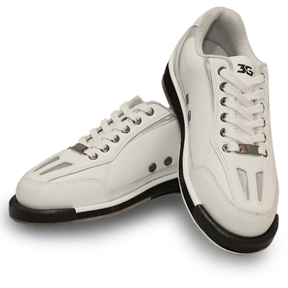 3G Racer White / Holo Mens Right Handed Bowling Shoe