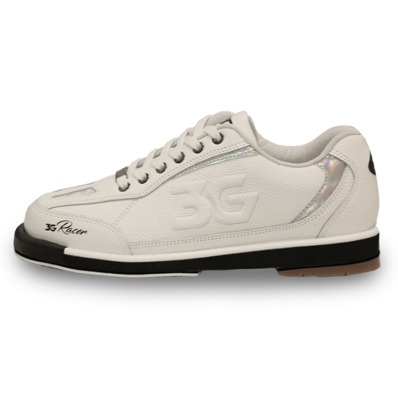 3G Racer White / Holo Mens Right Handed Bowling Shoe