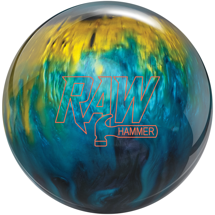 Hammer Raw Smoke/Blue/Gold Bowling Ball